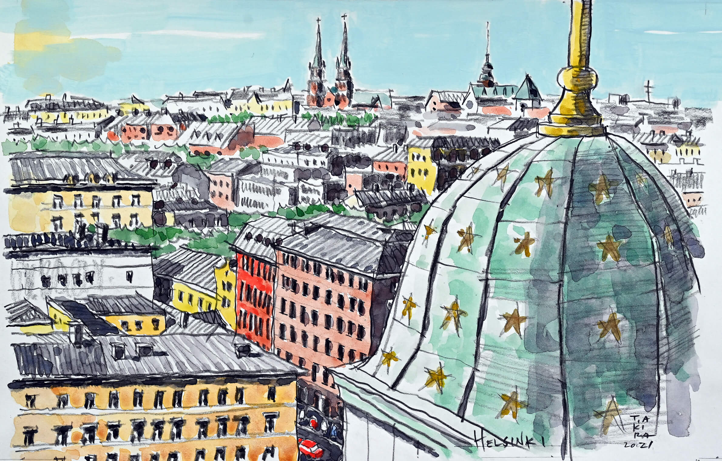 図1.ヘルシンキの屋根